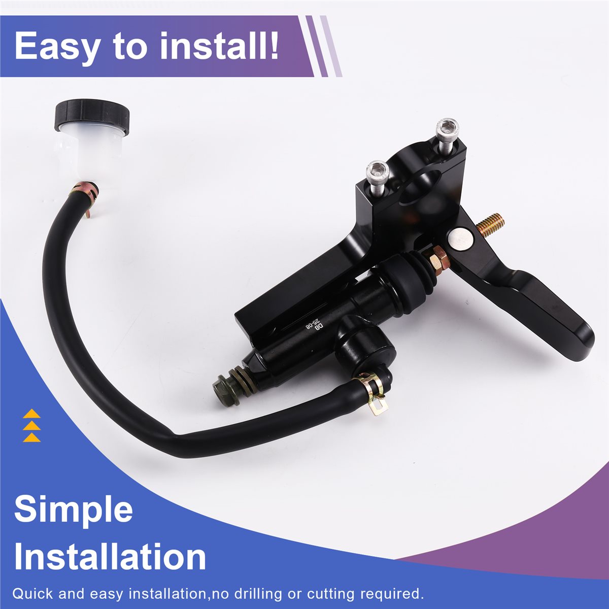 Motorcycle Thumb Brake System Kit - Zestaw dźwigni hamulca motocyklowego A23Z z